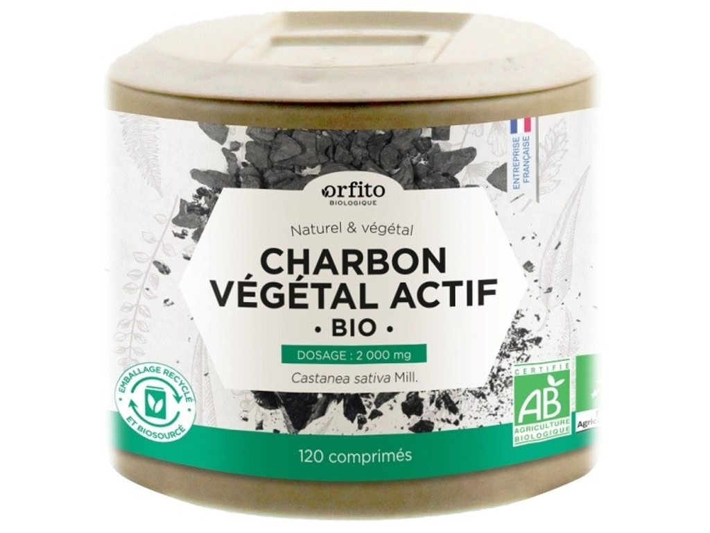 Charbon végétal actif Bio