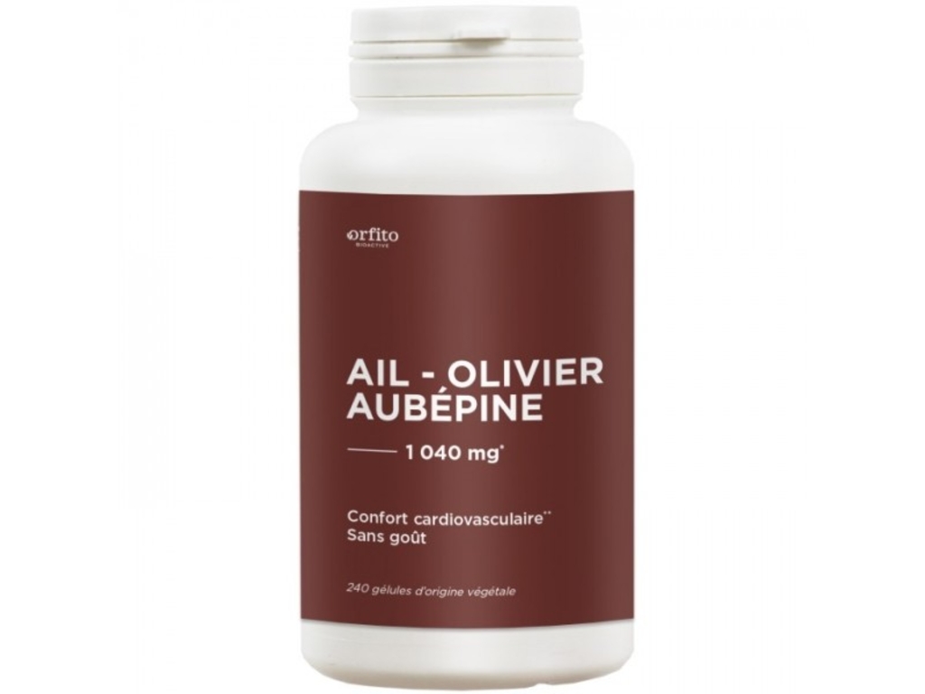 Ail - Olivier - Aubépine 1040 mg