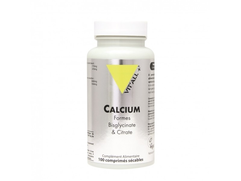 Calcium bisglycinate et citrate 200 mg