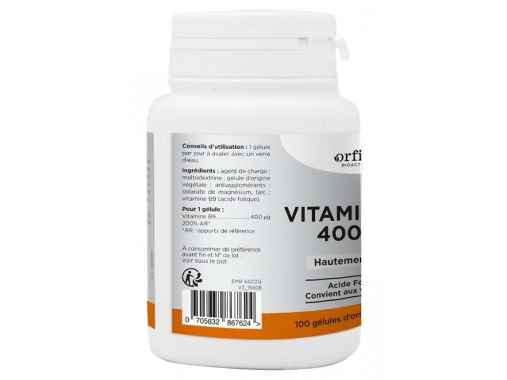 Vitamine B9 (acide folique)