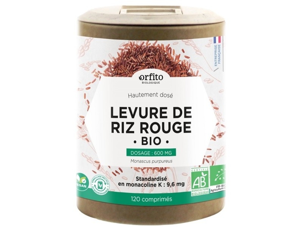 Levure de riz rouge Bio 600 mg