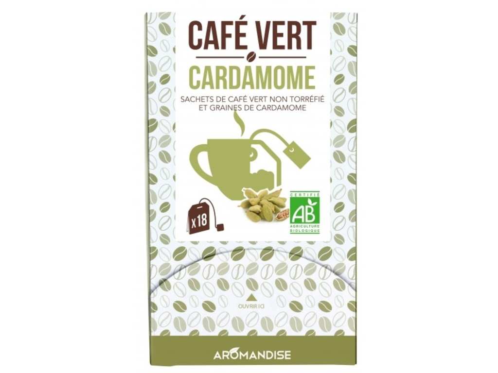 Café vert cardamome à infuser Bio