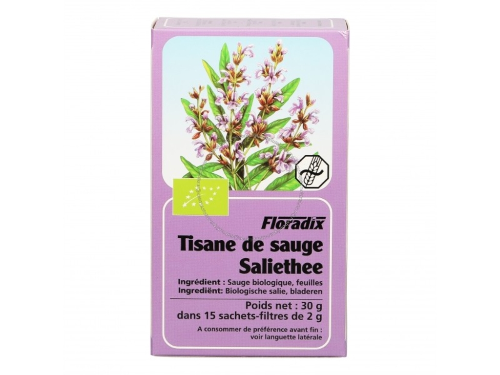 Tisane Sauge Bio - 15 sachets - Salus 