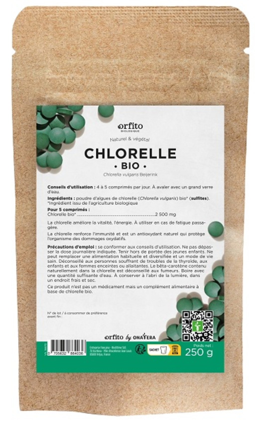 Chlorelle Bio 500 mg