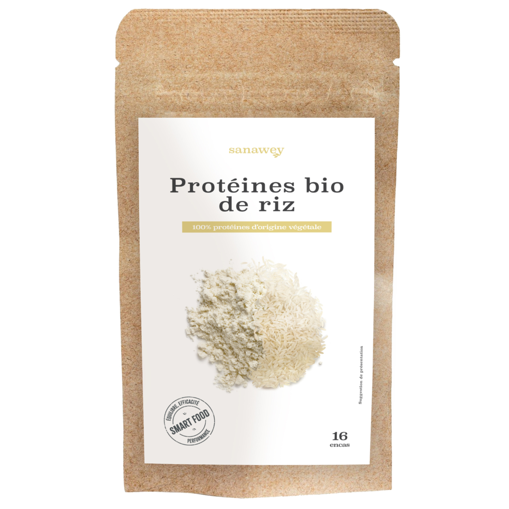 Protéines de riz en poudre Bio