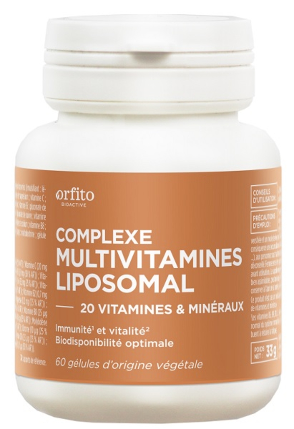 Multi vitaminés minéraux oligo éléments 60 gélules