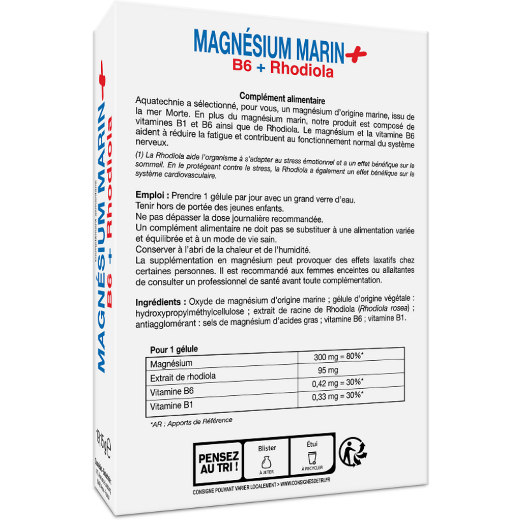 Magnésium marin stress