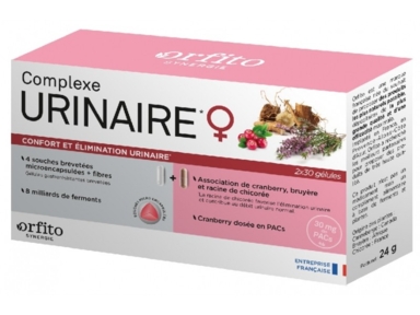 Complexe urinaire (cystite) probiotiques et plantes - 2x30 gélules