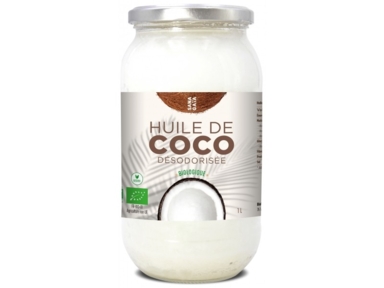 Huile de coco désodorisée Bio