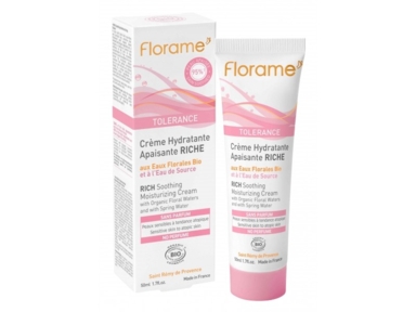 Crème hydratante apaisante riche Bio