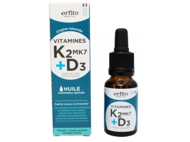 Vitamines naturelles K2MK7 & D3
