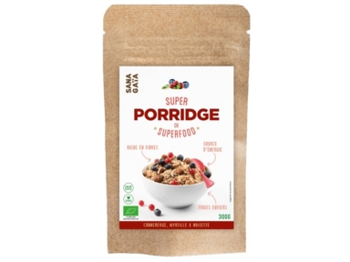 Porridge de Superfood, Canneberge, Myrtille & Noisette Bio