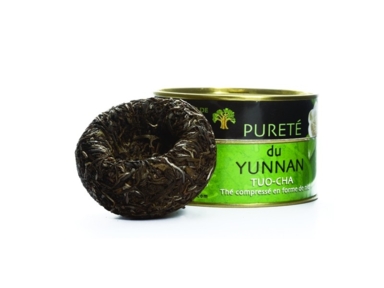 Thé vert Pureté du Yunnan - thé compressé en nid Bio