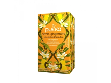 Infusion citron gingembre et miel de manuka Bio