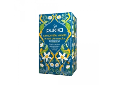 Infusion camomille vanille miel de manuka Bio