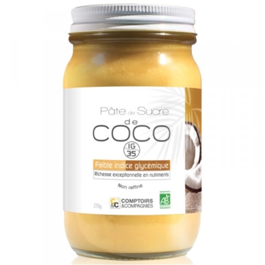 Pâte de sucre de coco Bio
