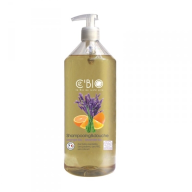 Shampooing douche orange-lavande