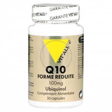 Ubiquinol Co-enzyme Q10 réduit 100 mg
