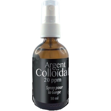 Spray Gorge Argent Colloïdal 20 ppm
