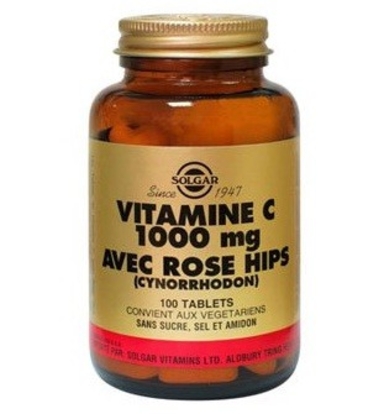 Vitamine C 1000 mg avec Rose Hips