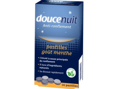 Pastilles double action anti-ronflement menthe
