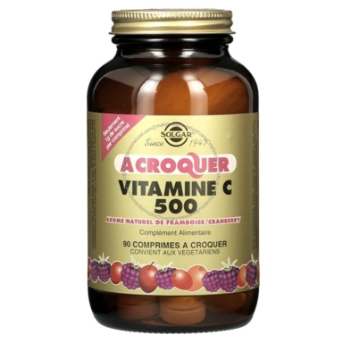Vitamine C 500 Framboise à croquer