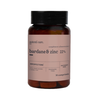 Complément Alimentaire Imperfections 22% Bardane & Zinc