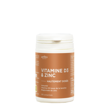 Vitamine D3 2000 UI & Zinc