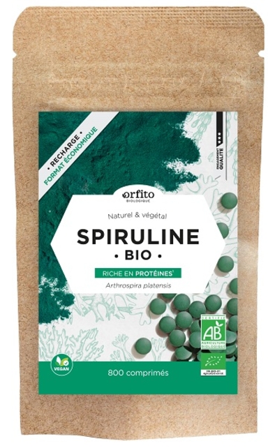 Spiruline Bio 500mg Recharge