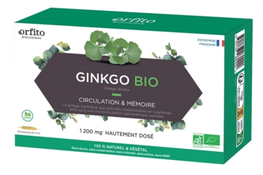 Ginkgo Biloba Bio liquide
