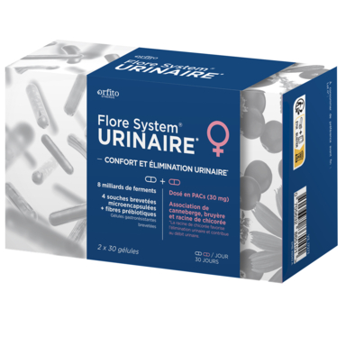 Complexe urinaire (cystite) probiotiques et plantes  - 2x30 gélules