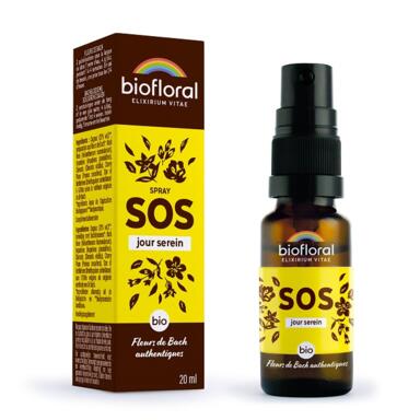 SOS Secours Fleurs de Bach Bio Spray