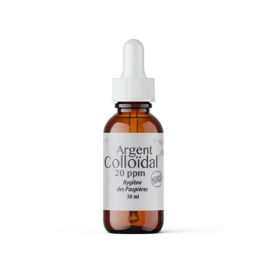 Lotion pour les Yeux Argent Colloïdal 20PPM