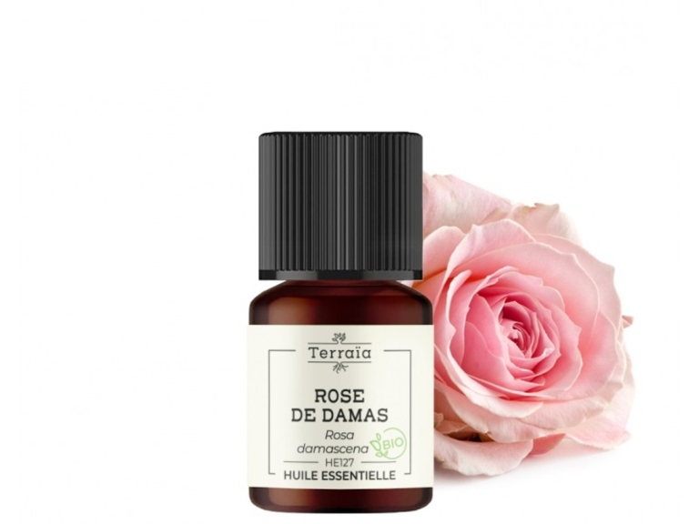 Huile essentielle Rose de Damas Bio