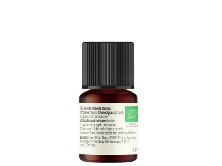 Huile essentielle Rose de Damas Bio