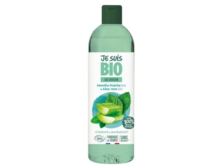 Gel douche Bio menthe fraîche et aloe vera