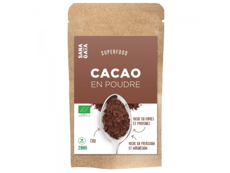 Cacao cru en poudre Bio