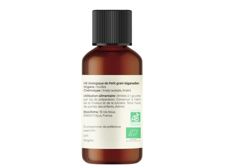 Huile essentielle Petit grain bigaradier Bio