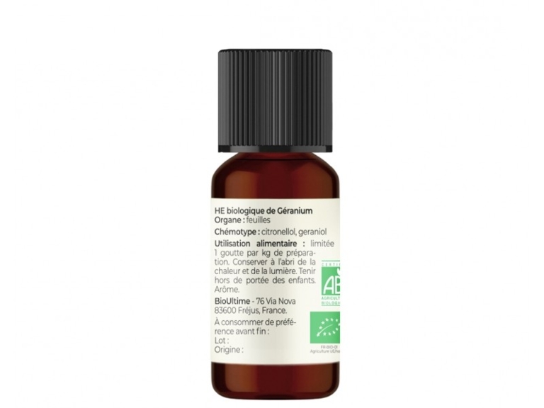 Huile essentielle Géranium Bio