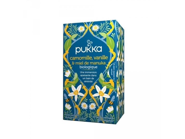 Infusion camomille vanille miel de manuka Bio