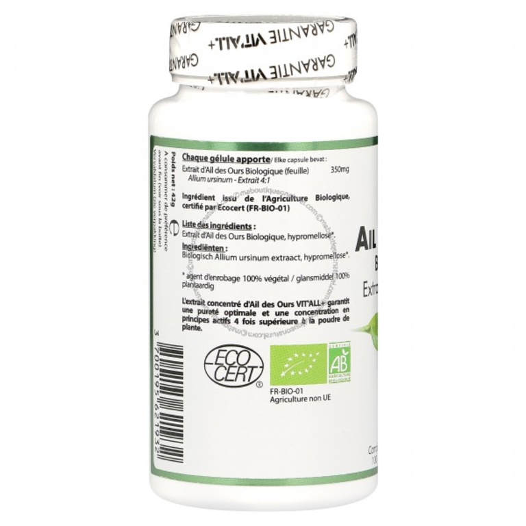 Ail des ours bio 350 mg