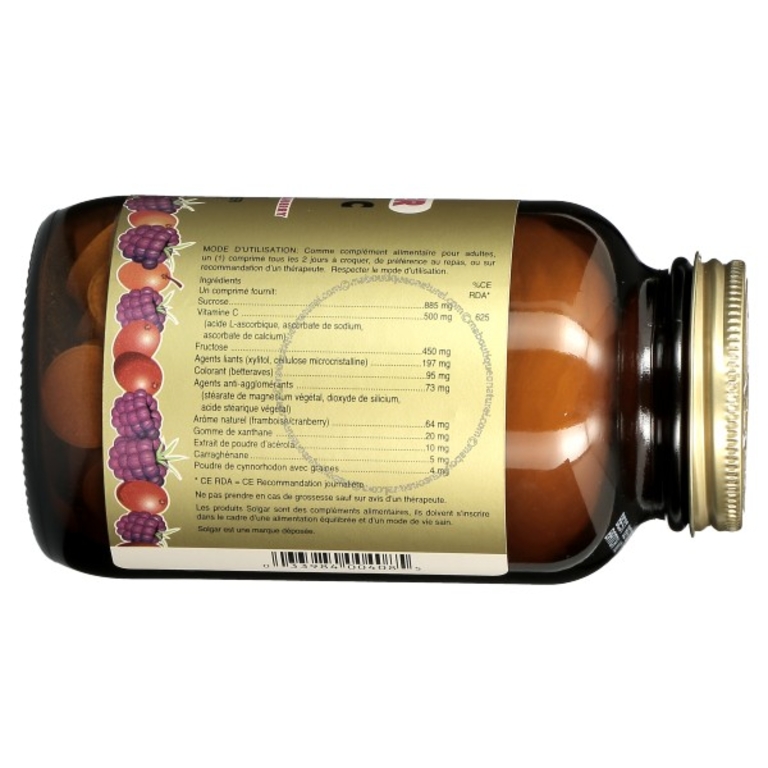 Vitamine C 500 Framboise à croquer