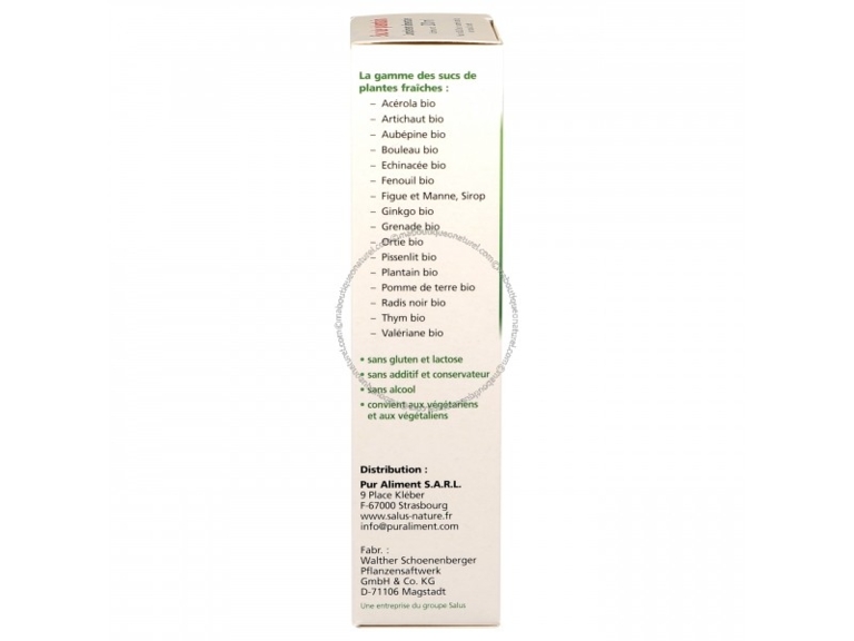 Plantain Suc frais Bio
