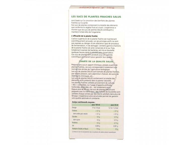 Aubépine Suc frais Bio