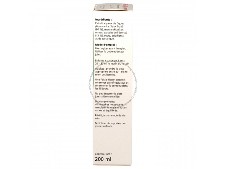 Sirop de Figue et Manne