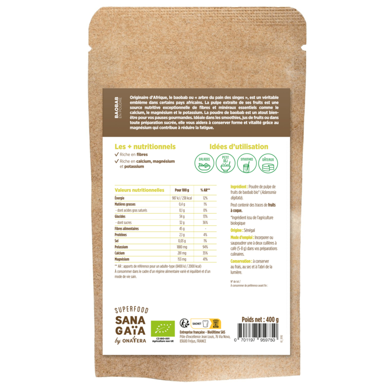 Baobab en poudre Bio