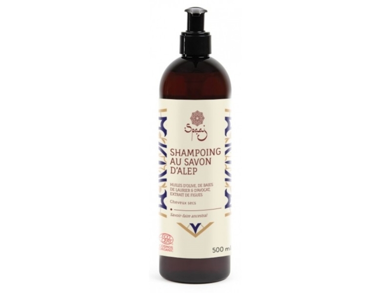 Shampoing Bio au savon d'Alep, cheveux secs