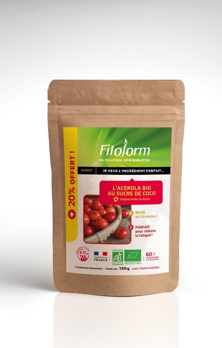 Acérola 1000 Sucre de coco Bio