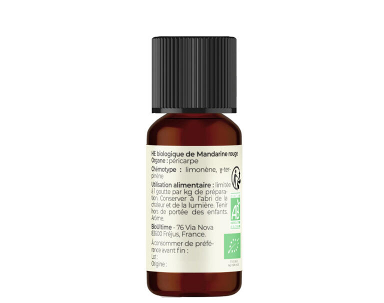 Huile essentielle Mandarine rouge Bio