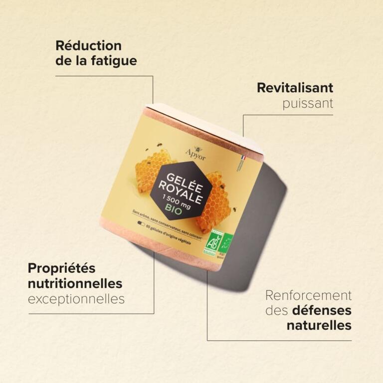 Gelée royale 1500 mg Bio